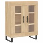 Aparador alto madera contrachapada color roble 69,5x34x180 cm de vidaXL, Aparadores - Ref: Foro24-3189344, Precio: 153,77 €, ...