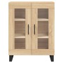 Aparador alto madera contrachapada color roble 69,5x34x180 cm de vidaXL, Aparadores - Ref: Foro24-3189344, Precio: 153,77 €, ...