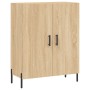 High oak-colored plywood sideboard 69.5x34x180 cm by vidaXL, Sideboards - Ref: Foro24-3189264, Price: 144,99 €, Discount: %