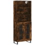 Tall smoked oak plywood sideboard 69.5x34x180 cm by vidaXL, Sideboards - Ref: Foro24-3189346, Price: 143,39 €, Discount: %