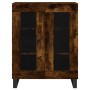 Tall smoked oak plywood sideboard 69.5x34x180 cm by vidaXL, Sideboards - Ref: Foro24-3189346, Price: 143,39 €, Discount: %