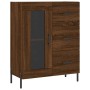 Tall oak brown plywood sideboard 69.5x34x180 cm by vidaXL, Sideboards - Ref: Foro24-3189524, Price: 167,50 €, Discount: %