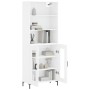 High glossy white plywood sideboard 69.5x34x180 cm by vidaXL, Sideboards - Ref: Foro24-3189319, Price: 136,22 €, Discount: %