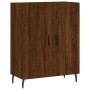 Aparador alto madera contrachapada marrón roble 69,5x34x180 cm de vidaXL, Aparadores - Ref: Foro24-3189276, Precio: 154,13 €,...