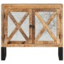 Aparador de madera maciza de mango y metal 80x30x71 cm de vidaXL, Aparadores - Ref: Foro24-355842, Precio: 192,99 €, Descuent...