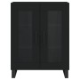 Aparador alto madera contrachapada negro 69,5x34x180 cm de vidaXL, Aparadores - Ref: Foro24-3189342, Precio: 173,62 €, Descue...