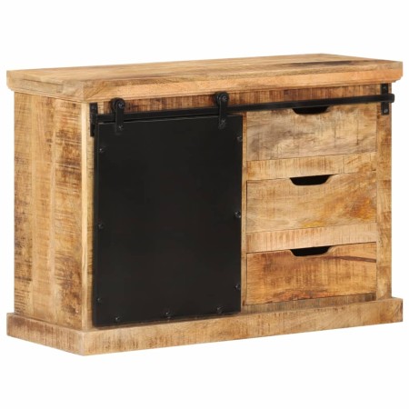 Untreated solid mango wood sideboard 80x30x55 cm by vidaXL, Sideboards - Ref: Foro24-355844, Price: 286,99 €, Discount: %