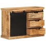 Aparador de madera maciza de mango sin tratar 80x30x55 cm de vidaXL, Aparadores - Ref: Foro24-355844, Precio: 232,24 €, Descu...