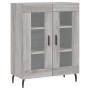 Aparador alto madera contrachapada gris sonoma 69,5x34x180 cm de vidaXL, Aparadores - Ref: Foro24-3189339, Precio: 144,85 €, ...