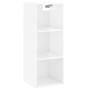 Tall white glossy plywood sideboard 34.5x34x180 cm by vidaXL, Sideboards - Ref: Foro24-3189631, Price: 93,39 €, Discount: %