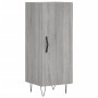 Aparador alto madera contrachapada gris Sonoma 34,5x34x180 cm de vidaXL, Aparadores - Ref: Foro24-3189635, Precio: 89,56 €, D...