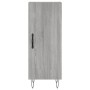 Aparador alto madera contrachapada gris Sonoma 34,5x34x180 cm de vidaXL, Aparadores - Ref: Foro24-3189635, Precio: 89,56 €, D...