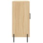 Aparador de madera de ingeniería roble Sonoma 90x34x80 cm de vidaXL, Aparadores - Ref: Foro24-828119, Precio: 89,71 €, Descue...