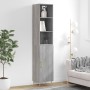 Tall gray Sonoma plywood sideboard 34.5x34x180 cm by vidaXL, Sideboards - Ref: Foro24-3189627, Price: 80,76 €, Discount: %