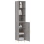 Tall gray Sonoma plywood sideboard 34.5x34x180 cm by vidaXL, Sideboards - Ref: Foro24-3189627, Price: 80,76 €, Discount: %