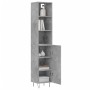 Gray concrete plywood sideboard 34.5x34x180 cm by vidaXL, Sideboards - Ref: Foro24-3189633, Price: 94,14 €, Discount: %