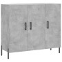 Aparador de madera de ingeniería gris hormigón 90x34x80 cm de vidaXL, Aparadores - Ref: Foro24-828120, Precio: 83,74 €, Descu...