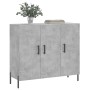 Aparador de madera de ingeniería gris hormigón 90x34x80 cm de vidaXL, Aparadores - Ref: Foro24-828120, Precio: 83,74 €, Descu...