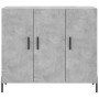 Aparador de madera de ingeniería gris hormigón 90x34x80 cm de vidaXL, Aparadores - Ref: Foro24-828120, Precio: 83,74 €, Descu...