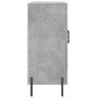 Aparador de madera de ingeniería gris hormigón 90x34x80 cm de vidaXL, Aparadores - Ref: Foro24-828120, Precio: 83,74 €, Descu...