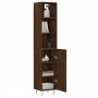 Tall brown oak plywood sideboard 34.5x34x180 cm by vidaXL, Sideboards - Ref: Foro24-3189636, Price: 89,25 €, Discount: %