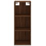 Aparador alto madera contrachapada roble marrón 34,5x34x180 cm de vidaXL, Aparadores - Ref: Foro24-3189636, Precio: 88,99 €, ...