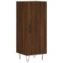 Aparador alto madera contrachapada roble marrón 34,5x34x180 cm de vidaXL, Aparadores - Ref: Foro24-3189636, Precio: 88,99 €, ...