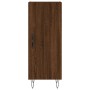 Aparador alto madera contrachapada roble marrón 34,5x34x180 cm de vidaXL, Aparadores - Ref: Foro24-3189636, Precio: 88,99 €, ...