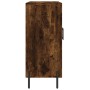 Aparador de madera de ingeniería roble ahumado 90x34x80 cm de vidaXL, Aparadores - Ref: Foro24-828121, Precio: 84,47 €, Descu...