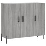 Aparador de madera de ingeniería gris Sonoma 90x34x80 cm de vidaXL, Aparadores - Ref: Foro24-828122, Precio: 87,93 €, Descuen...