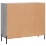 Aparador de madera de ingeniería gris Sonoma 90x34x80 cm de vidaXL, Aparadores - Ref: Foro24-828122, Precio: 83,39 €, Descuen...