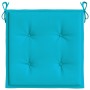 Garden chair cushions 6 pcs turquoise fabric 50x50x3 cm by vidaXL, Cushions for chairs and sofas - Ref: Foro24-361097, Price:...