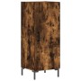 Aparador de madera contrachapada roble ahumado 34,5x34x180 cm de vidaXL, Aparadores - Ref: Foro24-3189642, Precio: 85,99 €, D...