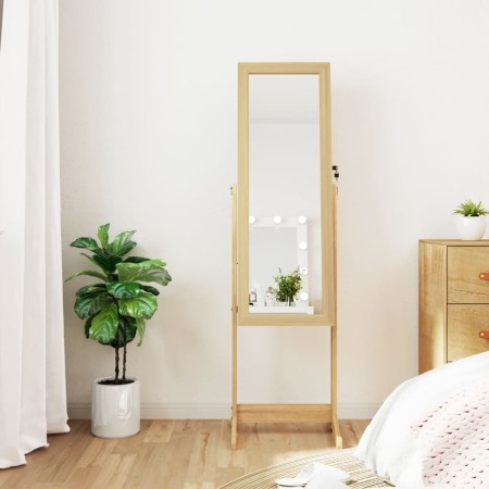 Standing mirror with jewelry box and LED lights by vidaXL, Mirrors - Ref: Foro24-353261, Price: 147,24 €, Discount: %