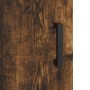 Aparador de madera contrachapada roble ahumado 34,5x34x180 cm de vidaXL, Aparadores - Ref: Foro24-3189642, Precio: 85,99 €, D...