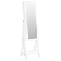 Floor mirror with jewelry cabinet and white LED lights by vidaXL, Mirrors - Ref: Foro24-353265, Price: 119,56 €, Discount: %