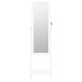 Floor mirror with jewelry cabinet and white LED lights by vidaXL, Mirrors - Ref: Foro24-353265, Price: 119,56 €, Discount: %