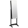 Standing mirror with jewelry box and black LED lights by vidaXL, Mirrors - Ref: Foro24-353263, Price: 143,94 €, Discount: %