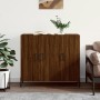 Oak brown engineered wood sideboard 90x34x80 cm by vidaXL, Sideboards - Ref: Foro24-828123, Price: 88,52 €, Discount: %