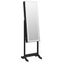 Standing mirror with jewelry box and black LED lights by vidaXL, Mirrors - Ref: Foro24-353263, Price: 140,99 €, Discount: %