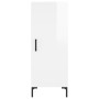 High glossy white plywood sideboard 34.5x34x180 cm by vidaXL, Sideboards - Ref: Foro24-3189639, Price: 97,85 €, Discount: %