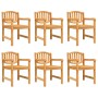 Garden dining set 7 pieces solid teak wood by vidaXL, Garden sets - Ref: Foro24-3157932, Price: 852,89 €, Discount: %