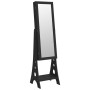 Standing mirror with jewelry box and black LED lights by vidaXL, Mirrors - Ref: Foro24-353266, Price: 145,39 €, Discount: %