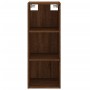 Aparador alto madera contrachapada roble marrón 34,5x34x180 cm de vidaXL, Aparadores - Ref: Foro24-3189628, Precio: 83,74 €, ...