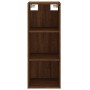 Aparador alto madera contrachapada roble marrón 34,5x34x180 cm de vidaXL, Aparadores - Ref: Foro24-3189644, Precio: 89,99 €, ...