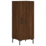 Aparador alto madera contrachapada roble marrón 34,5x34x180 cm de vidaXL, Aparadores - Ref: Foro24-3189644, Precio: 89,99 €, ...