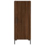 Aparador alto madera contrachapada roble marrón 34,5x34x180 cm de vidaXL, Aparadores - Ref: Foro24-3189644, Precio: 89,99 €, ...