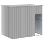 Doghouse corral light gray galvanized steel 214x1273x181cm by vidaXL, Dog kennels - Ref: Foro24-3189130, Price: 970,34 €, Dis...