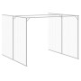 Doghouse corral light gray galvanized steel 214x1273x181cm by vidaXL, Dog kennels - Ref: Foro24-3189130, Price: 970,34 €, Dis...