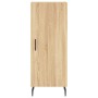 Aparador de madera contrachapada roble Sonoma 34,5x34x180 cm de vidaXL, Aparadores - Ref: Foro24-3189656, Precio: 111,03 €, D...